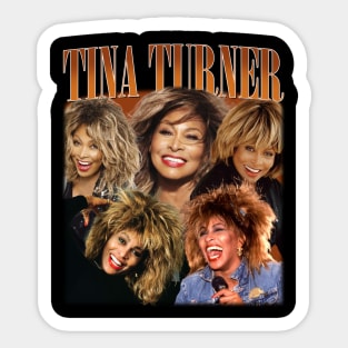 Vintage Tina Turner Retro 80s 90s Style Sticker